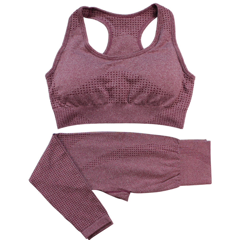 Polka Dots High Waist Legging Tracksuit With Crop Top