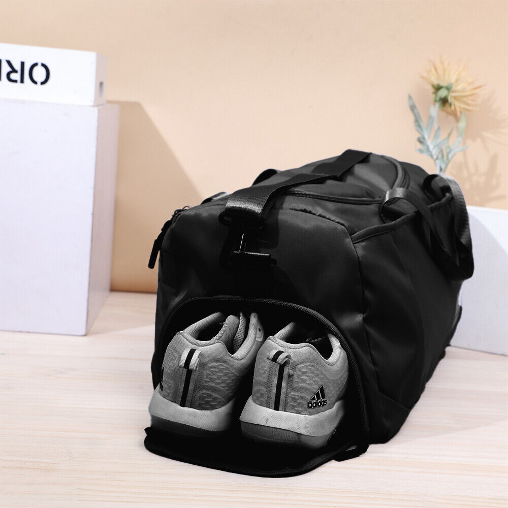 Large Capacity Sport Gym Duffle travel work Bag With Separate Shoe Compartment