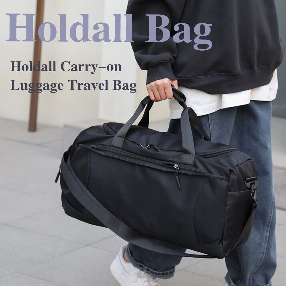 Large Capacity Sport Gym Duffle travel work Bag With Separate Shoe Compartment