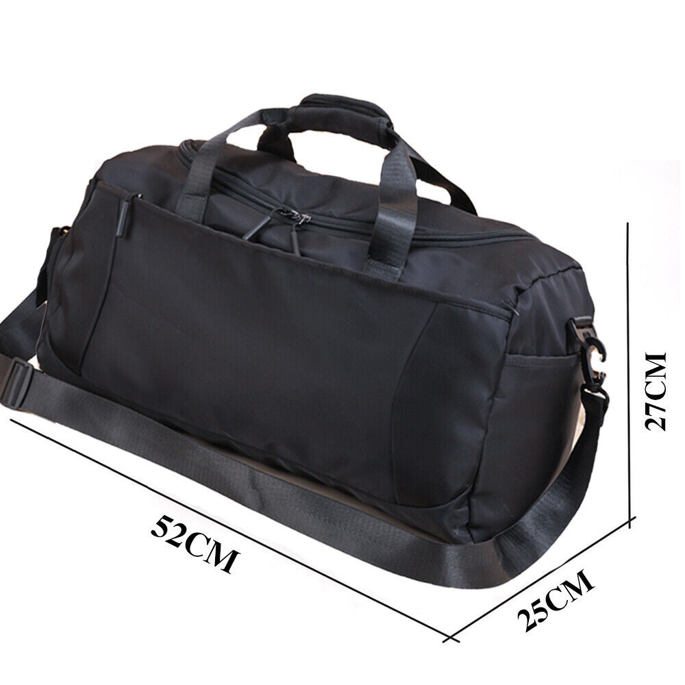 Large Capacity Sport Gym Duffle travel work Bag With Separate Shoe Compartment