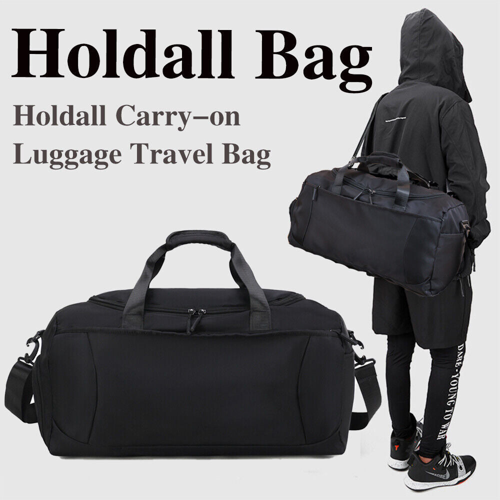 Large Capacity Sport Gym Duffle travel work Bag With Separate Shoe Compartment