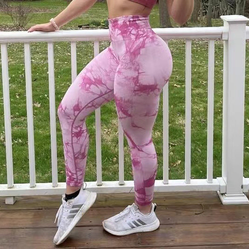 Tie Dye Gym Seamless Leggings