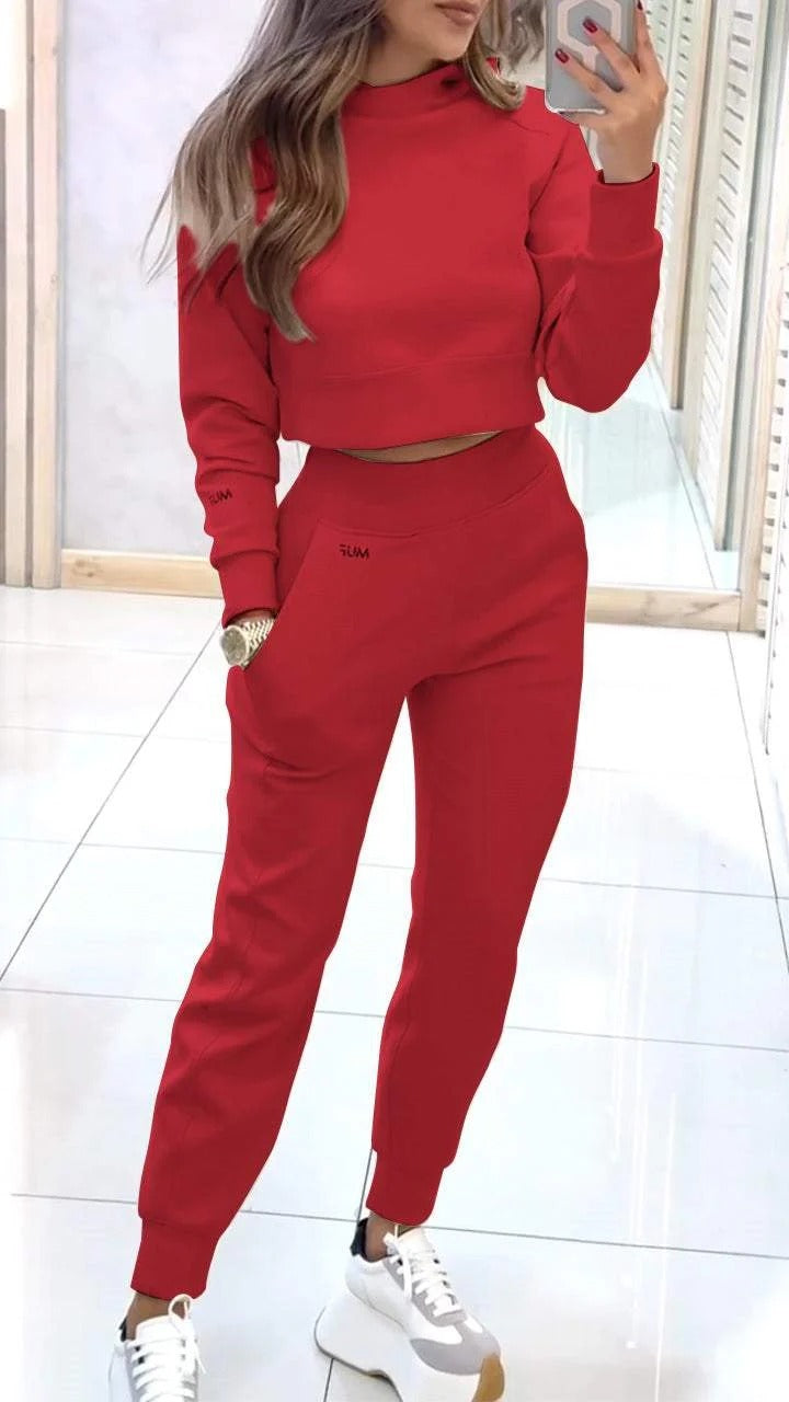 Premium Trousers and Short Top With Pockets