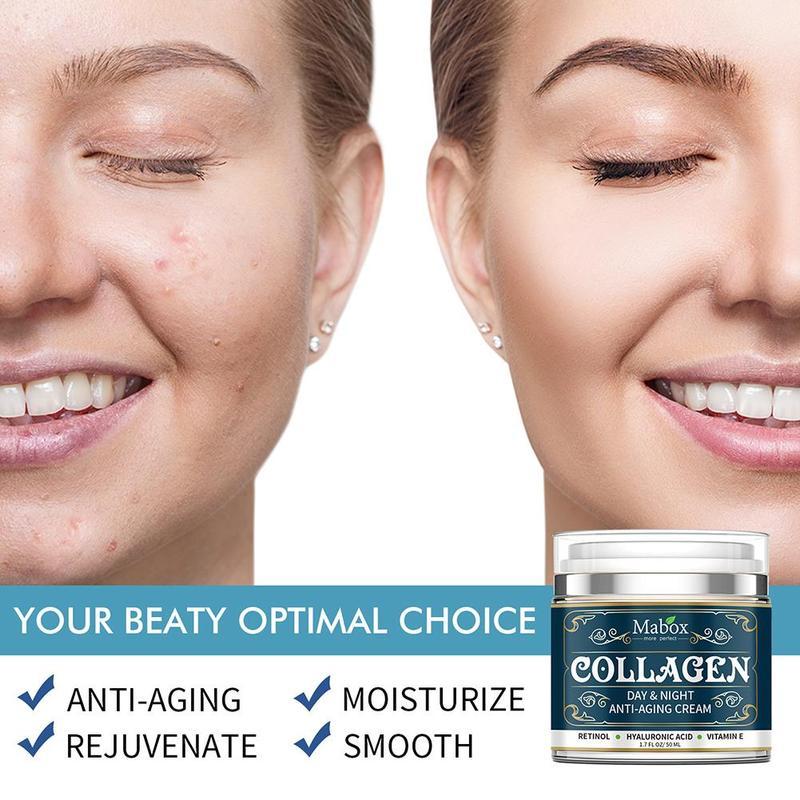 Collagen Moisturizing Facial Cream Skin Care With Anti Aging Wrinkle Remover