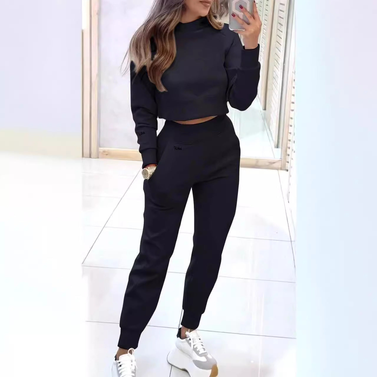 Premium Trousers and Short Top With Pockets