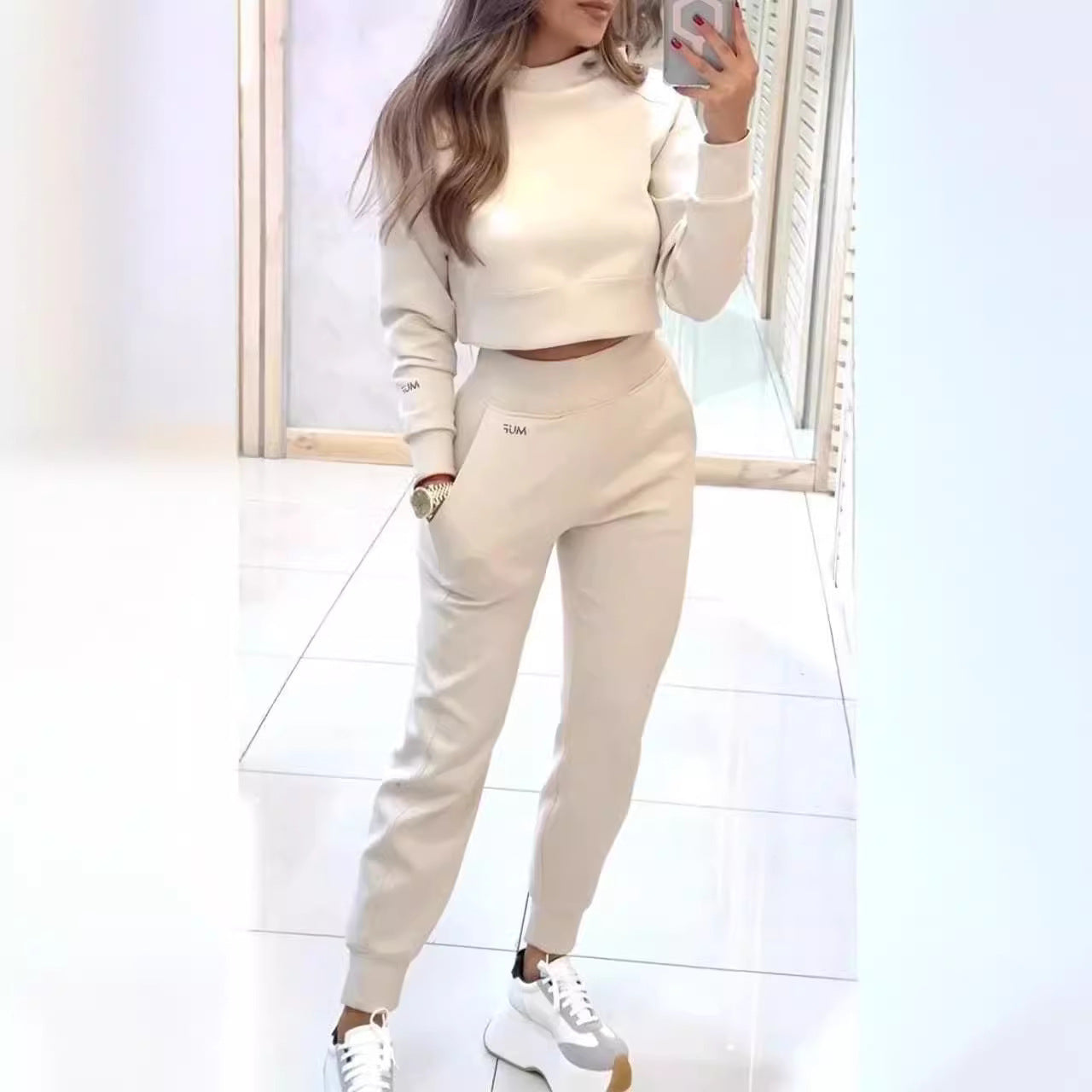 Premium Trousers and Short Top With Pockets