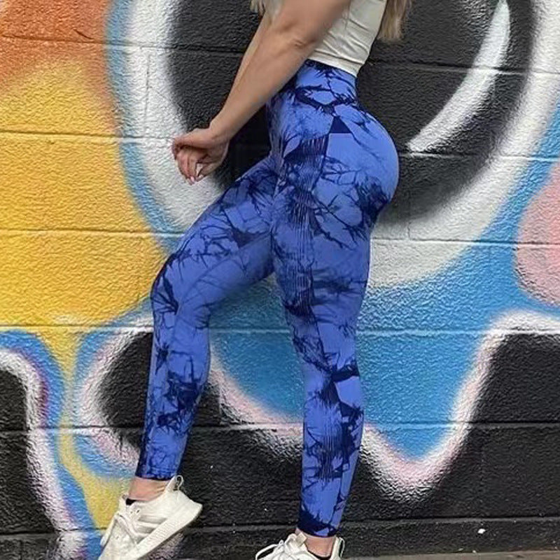 Tie Dye Gym Seamless Leggings