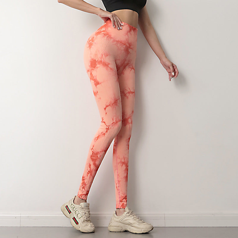 Tie Dye Gym Seamless Leggings