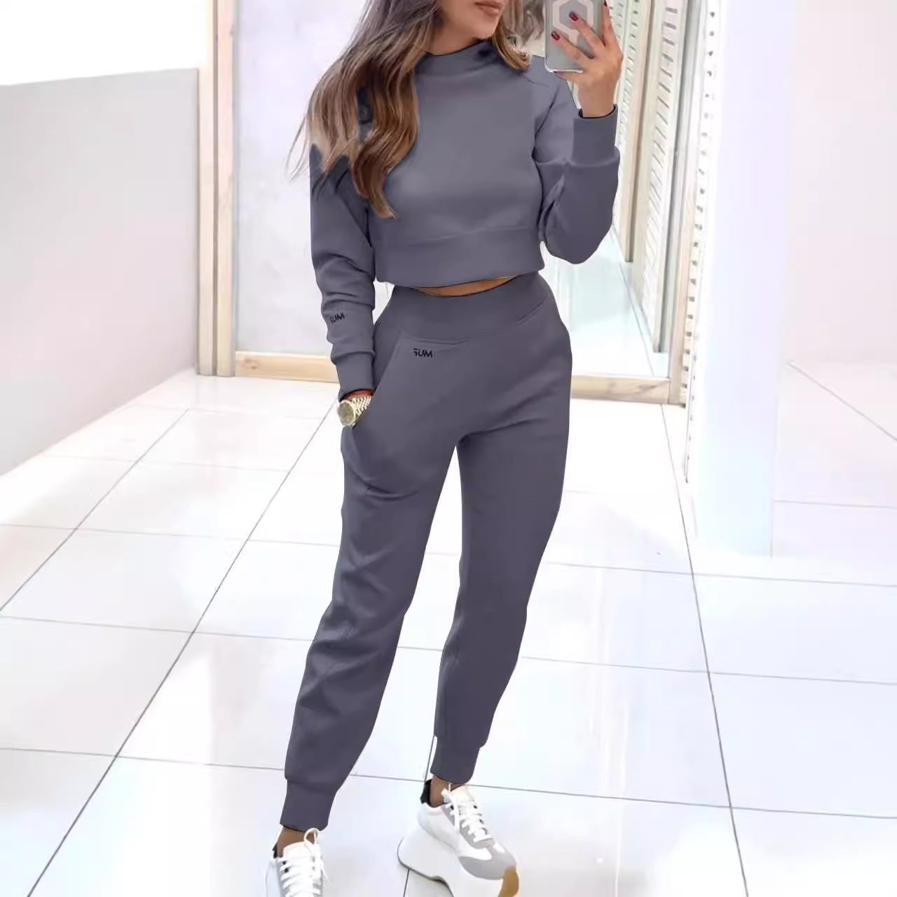 Premium Trousers and Short Top With Pockets