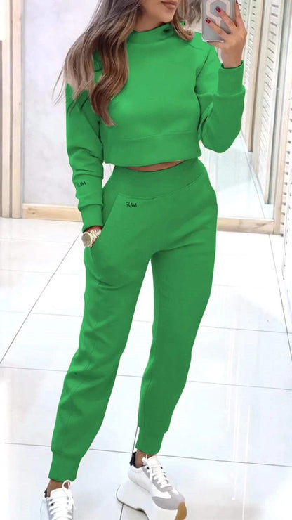 Premium Trousers and Short Top With Pockets