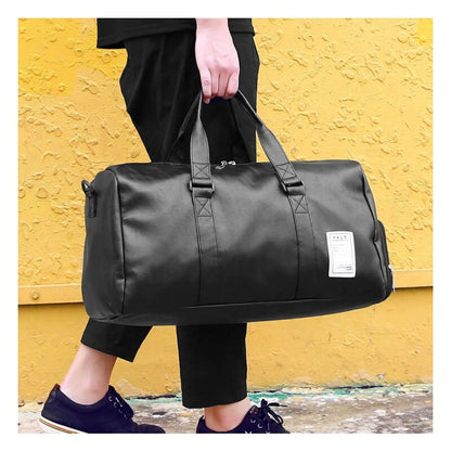 PU Leather Sports Gym  Duffle Bag