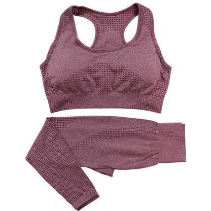 Polka Dots High Waist Legging Tracksuit With Crop Top