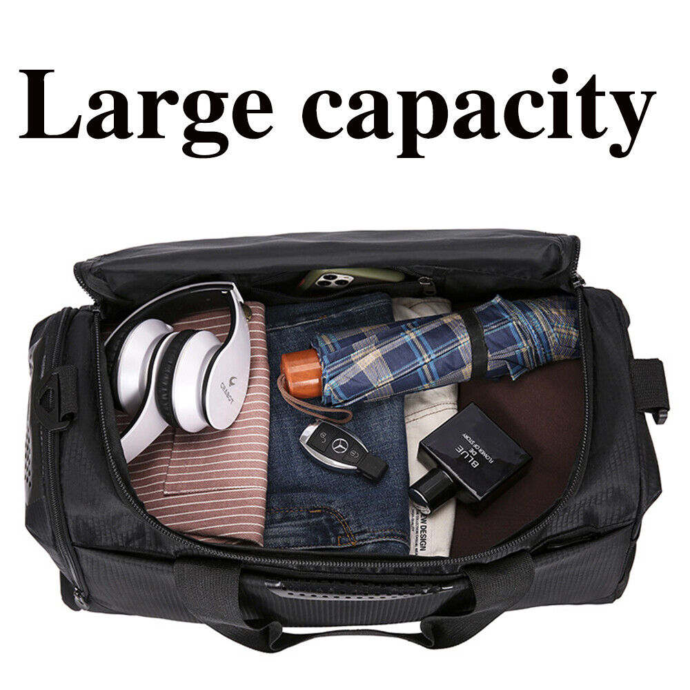 Large Capacity Sport Gym Duffle  travel work Bag With Separate Shoe Compartment