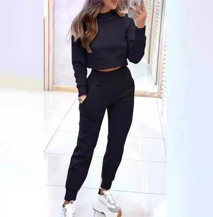 Premium Trousers and Short Top With Pockets