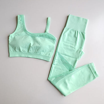 One Shoulder Seamless Gym Suit