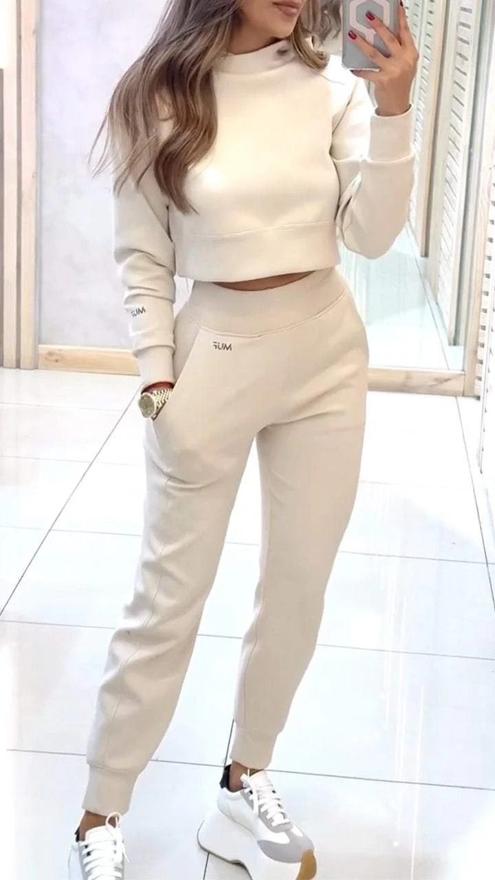 Premium Trousers and Short Top With Pockets