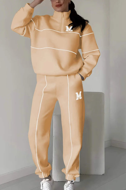 Womens Baggy Style Sweatsuit With Fine Finish