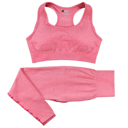 Polka Dots High Waist Legging Tracksuit With Crop Top
