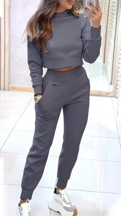 Premium Trousers and Short Top With Pockets
