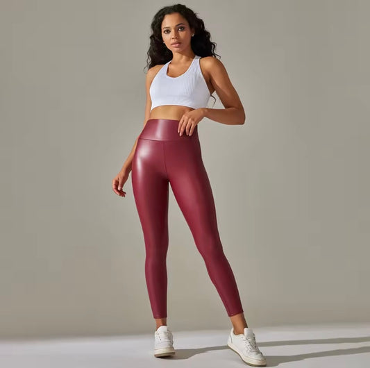 High Waisted Sexy PU Leather pants/Leggings