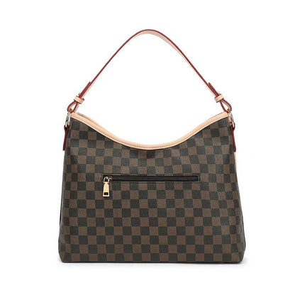 Set of Checkered Slouch bag and a Clutch bag