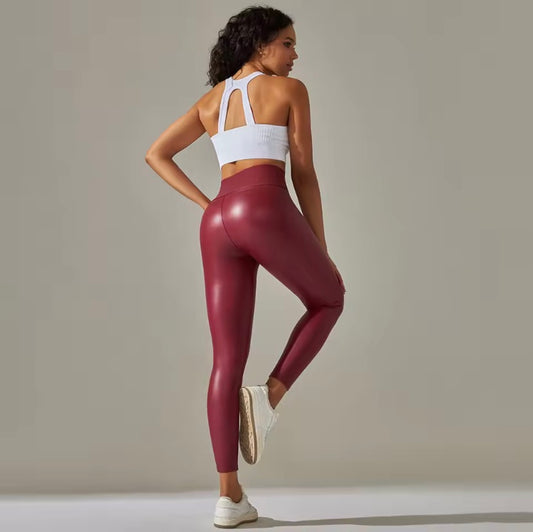 High Waisted Sexy PU Leather pants/Leggings