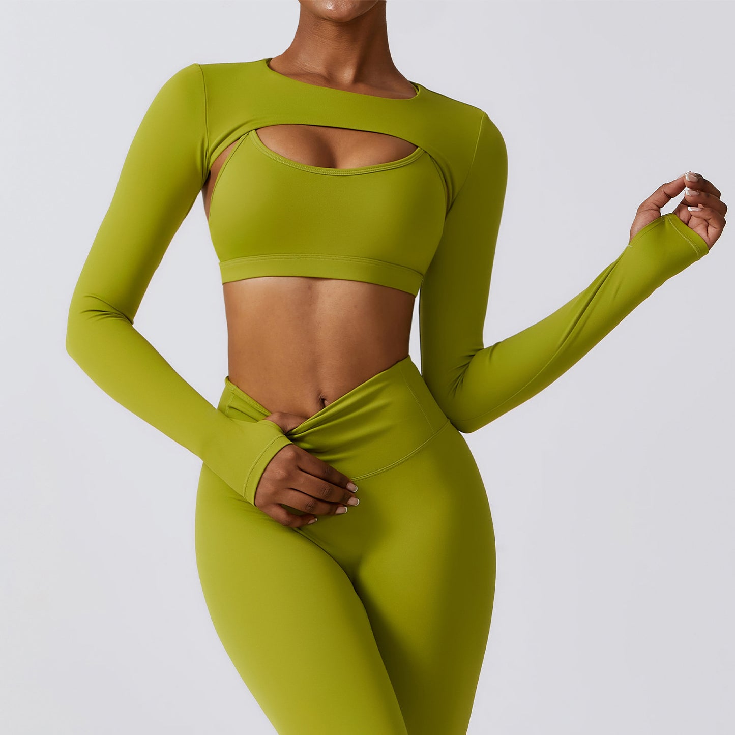High Waist Legging With Hardcore Workout Flash Bra